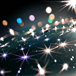 transparent sparkle
