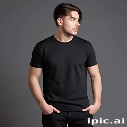 black mockup t shirt