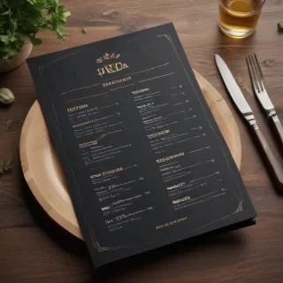 restaurant menu mockup free