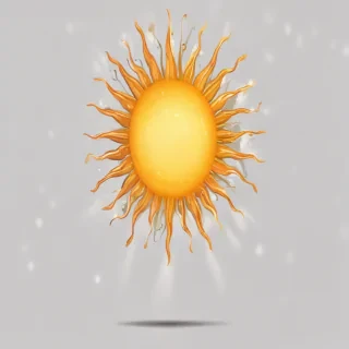sun clipart transparent background