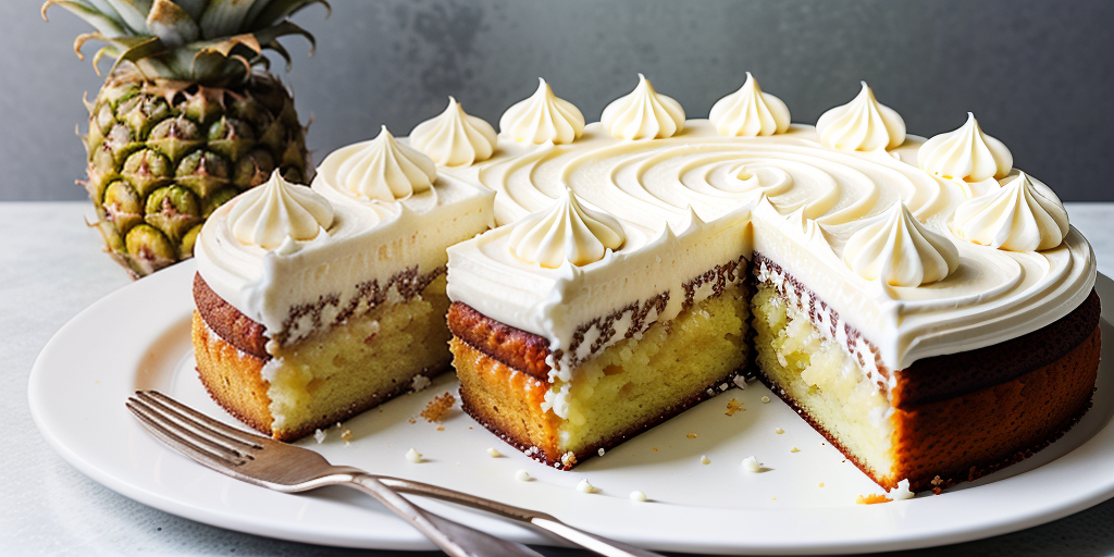 pineapple cake with cream cheese frosting