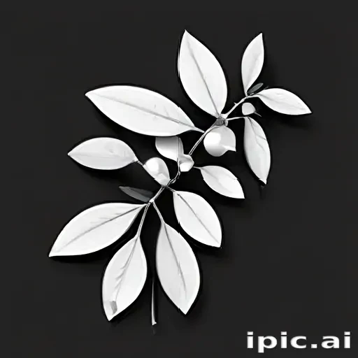 eucalyptus clipart black and white