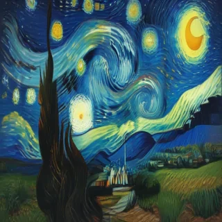 iphone van gogh wallpaper