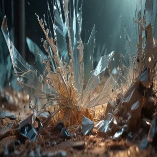 wallpaper broken glass