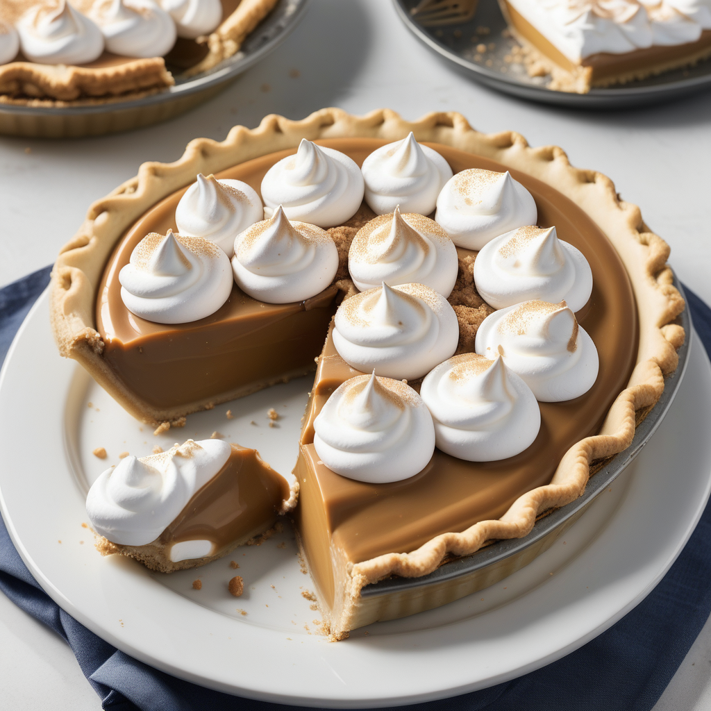 caramel cream pie recipe with marshmallow fluff