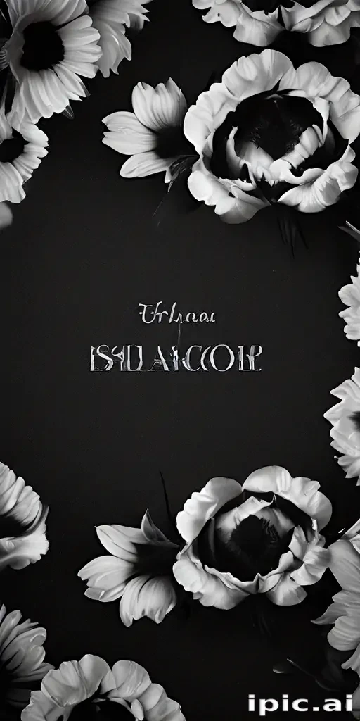 thank you black and white