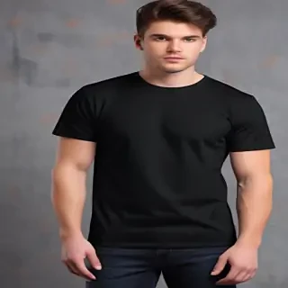 black mockup t shirt