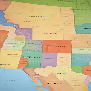 map of the us states