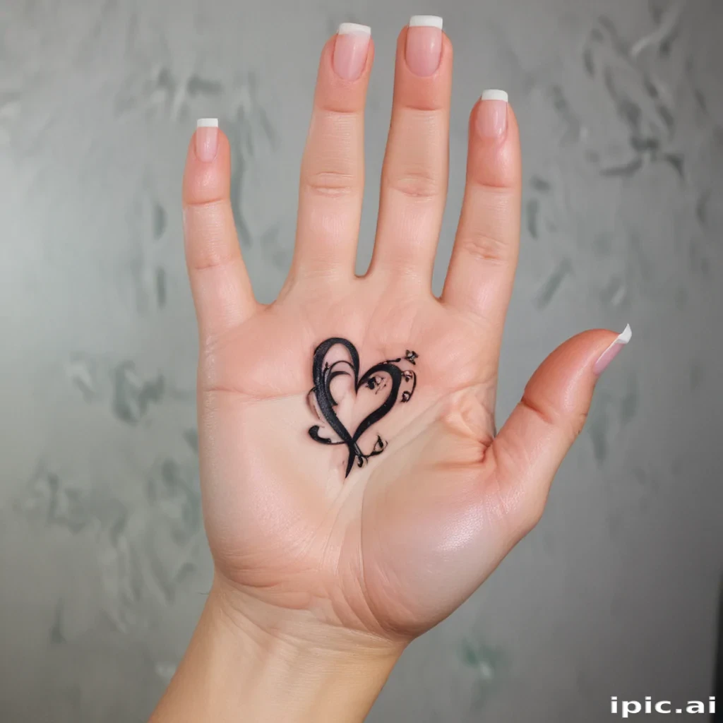 i love you sign language tattoo
