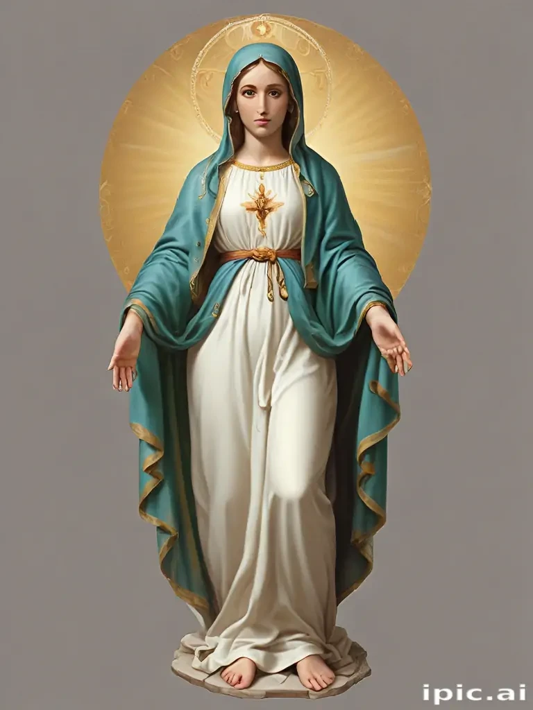 virgin mary clipart
