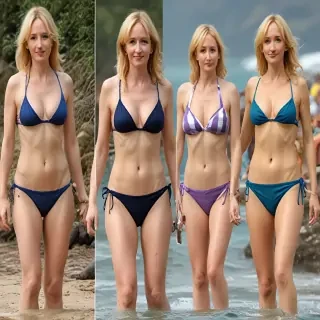 j k rowling bikini