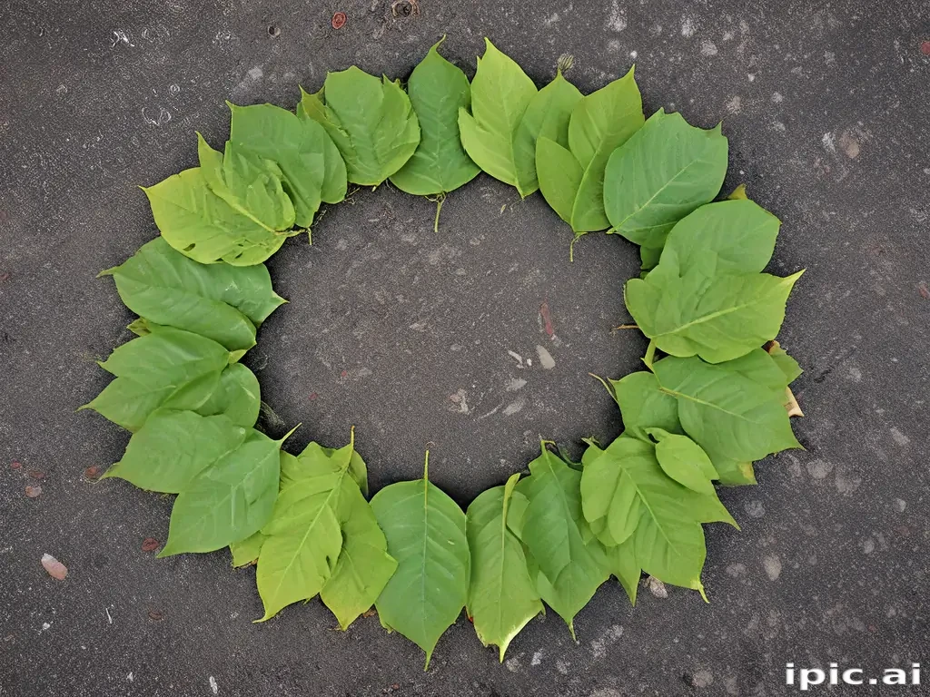 leaf circle
