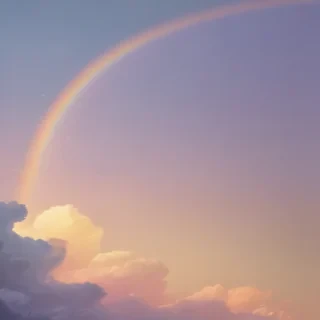 cute rainbow background
