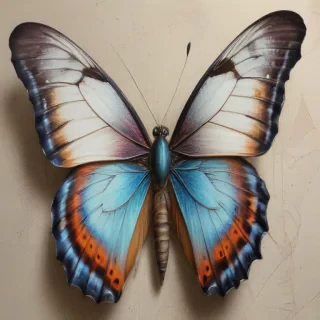 drawing of a butterfly