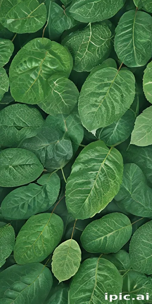 green leaf design