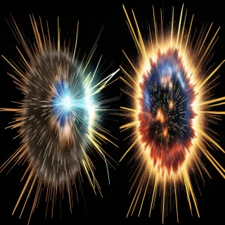 transparent explosion