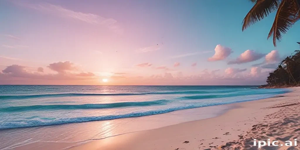 aesthetic beach background