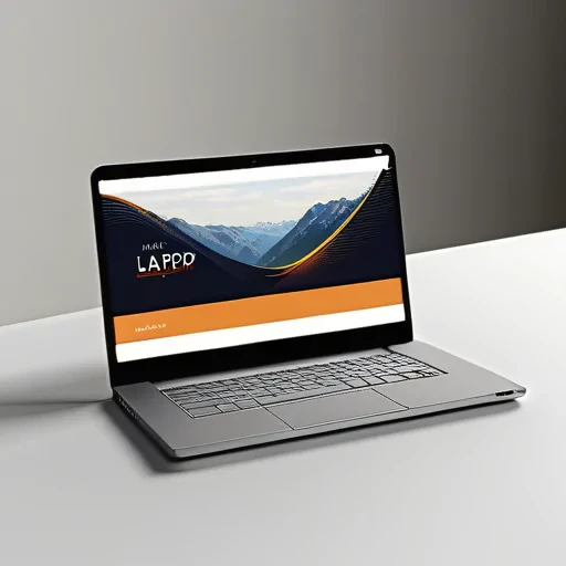 mock up laptop