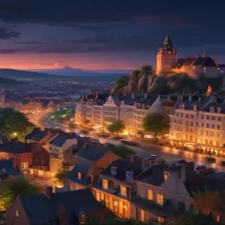 town background
