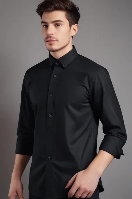 black mockup shirt