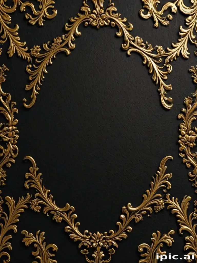 black and gold background