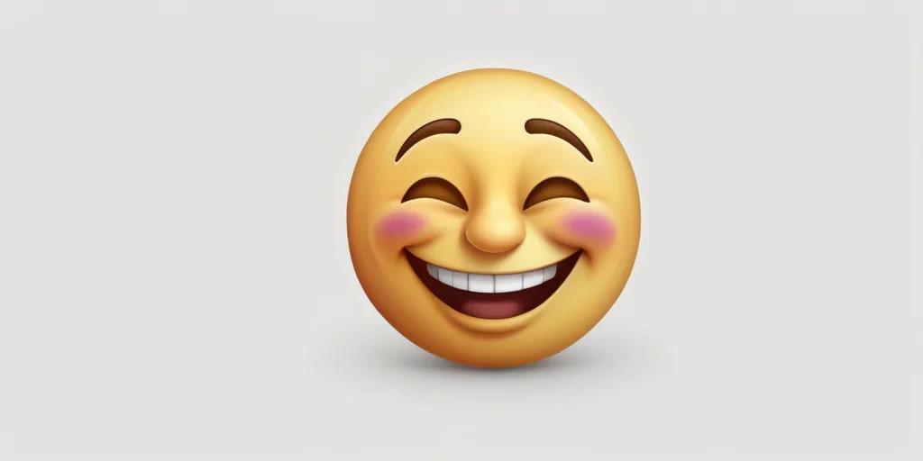 laugh emoji transparent background