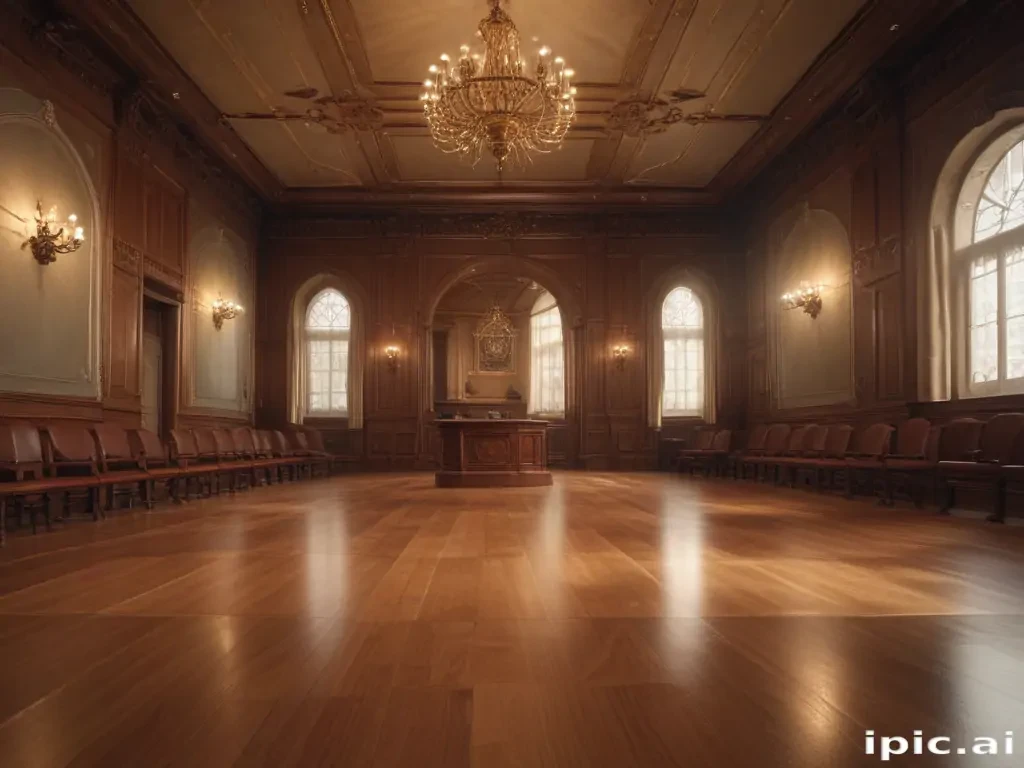 court room background