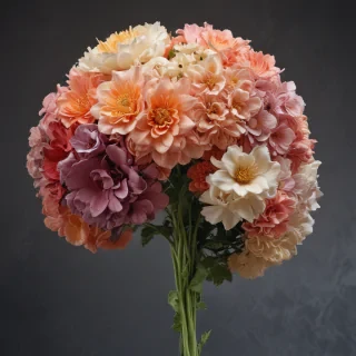 half brain half flowers