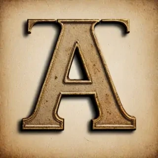 letter a png