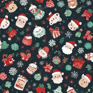 cute christmas phone wallpaper