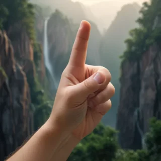 finger pointing at you