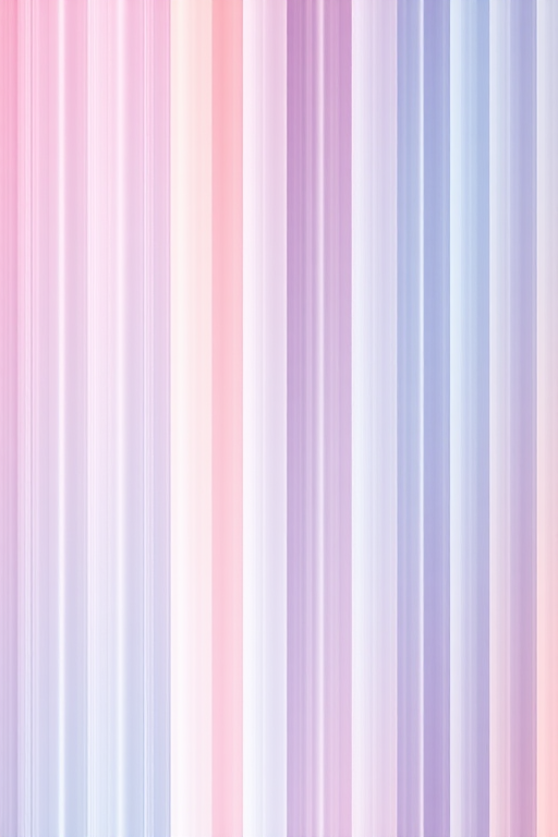 Generate a high-quality abstract image with vertical stripes in pastel colors using a DSLR camera at f/8 aperture, ISO 200, shutter speed 1/125 sec, in a studio with diffused lighting for even color distribution.