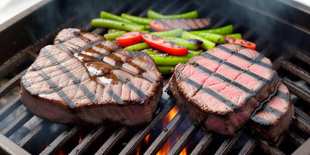 beef cube steak on grill