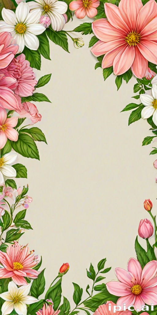 clipart borders flowers