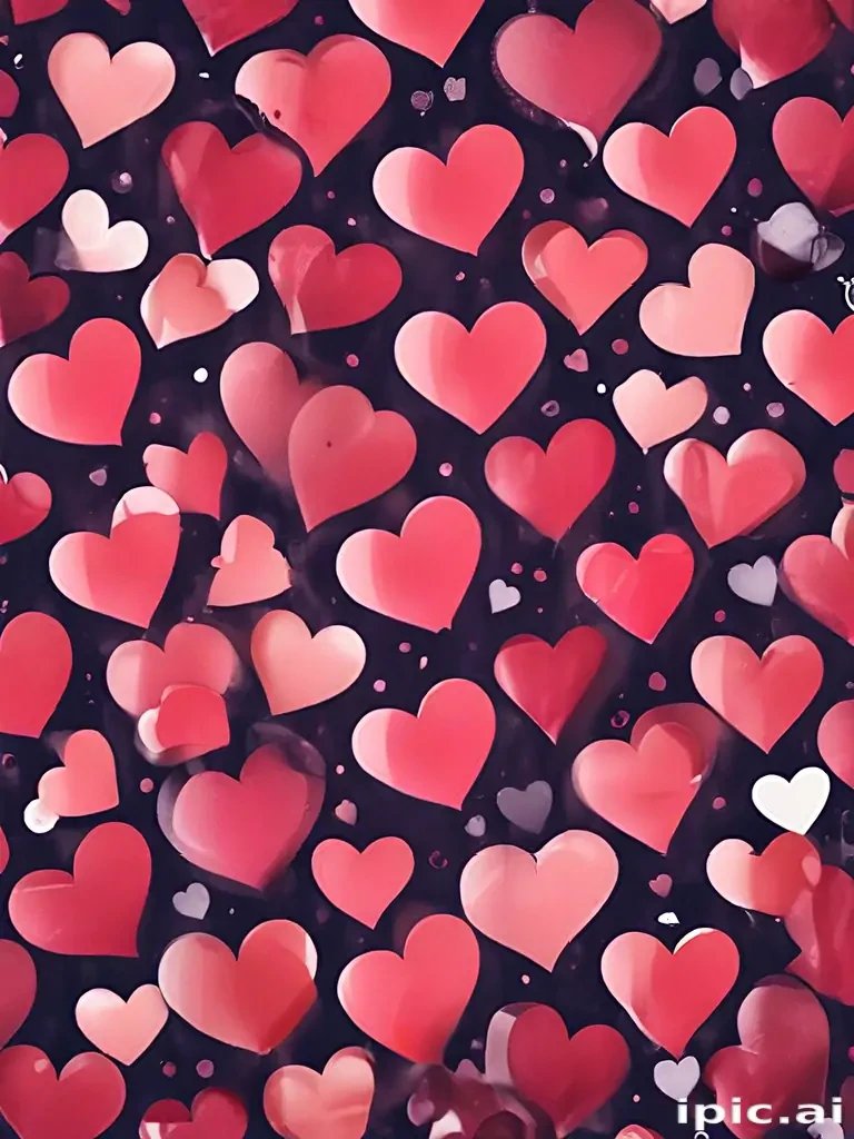 hearts wallpaper iphone