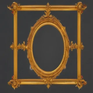 golden frame png transparent