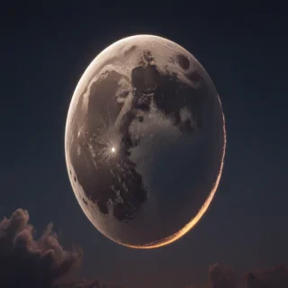 aesthetic crescent moon