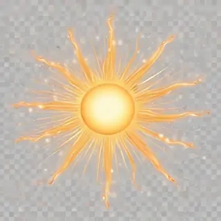 sun transparent background