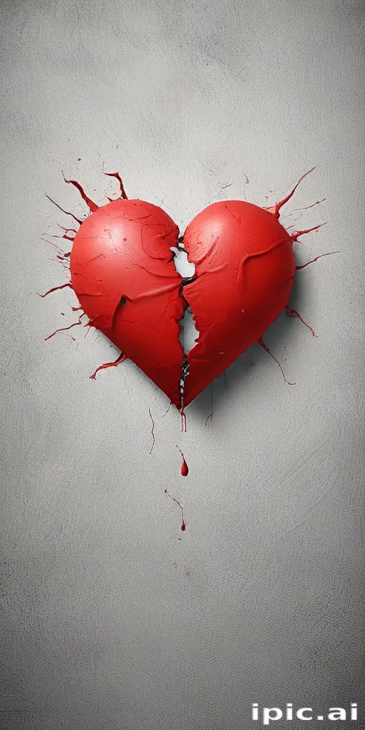 broken heart background