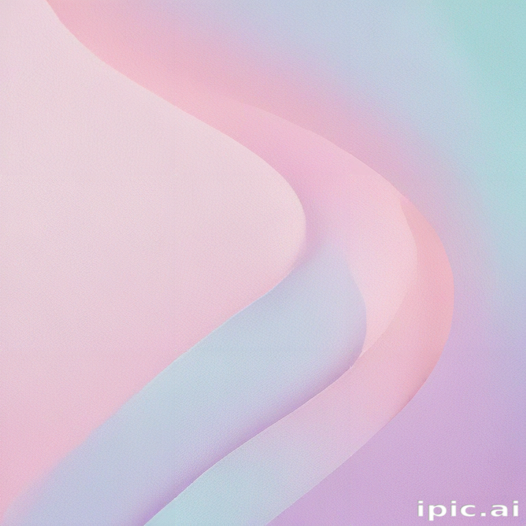 Soft Pastel Waves of Color Creating a Serene and Calming Atmosphere