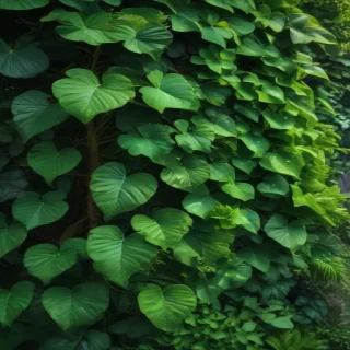 greenery background aesthetic