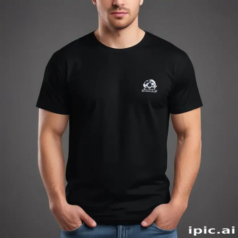 high resolution black t shirt template