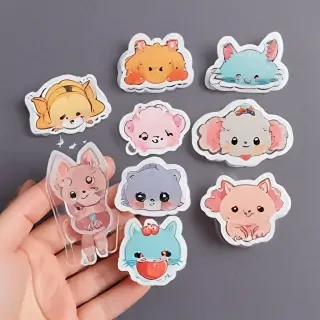 transparent cute stickers
