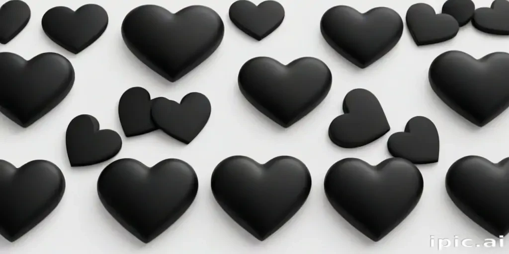 black hearts png