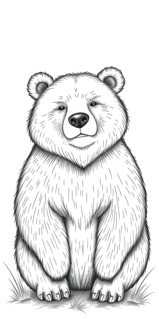 bear drawing