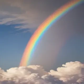 cute rainbow background