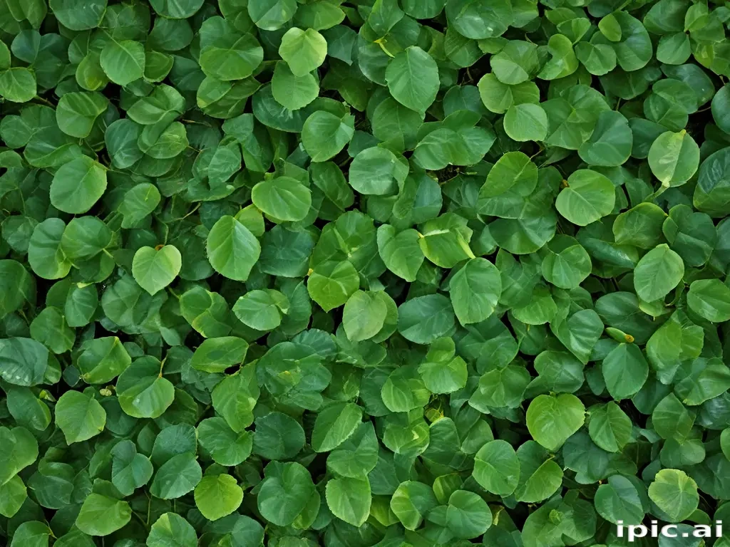 green leaves background