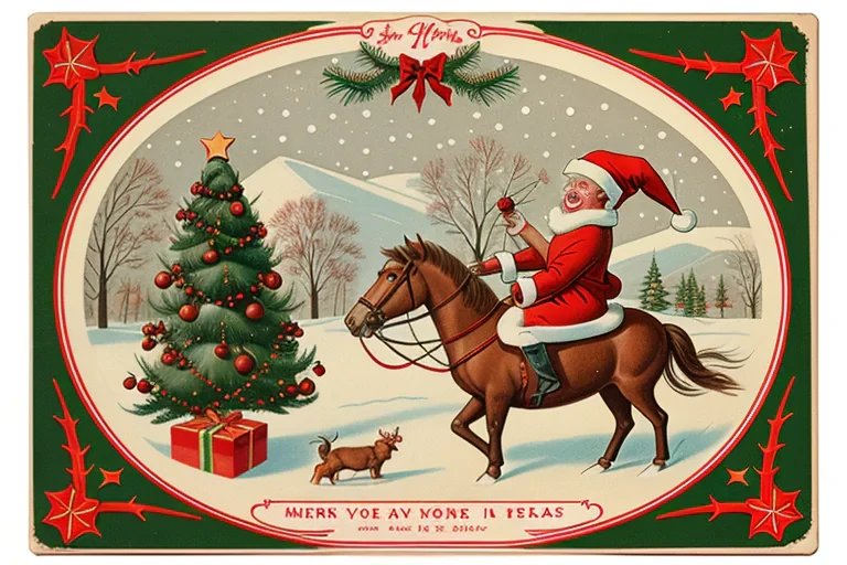 vintage illustrations christmas