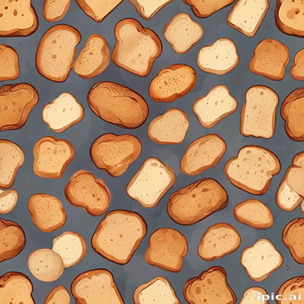 bread in cartoon