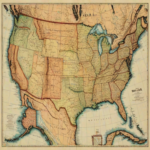 map of usa